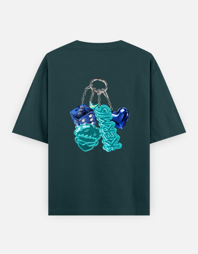 Tshirt Petrol Blue